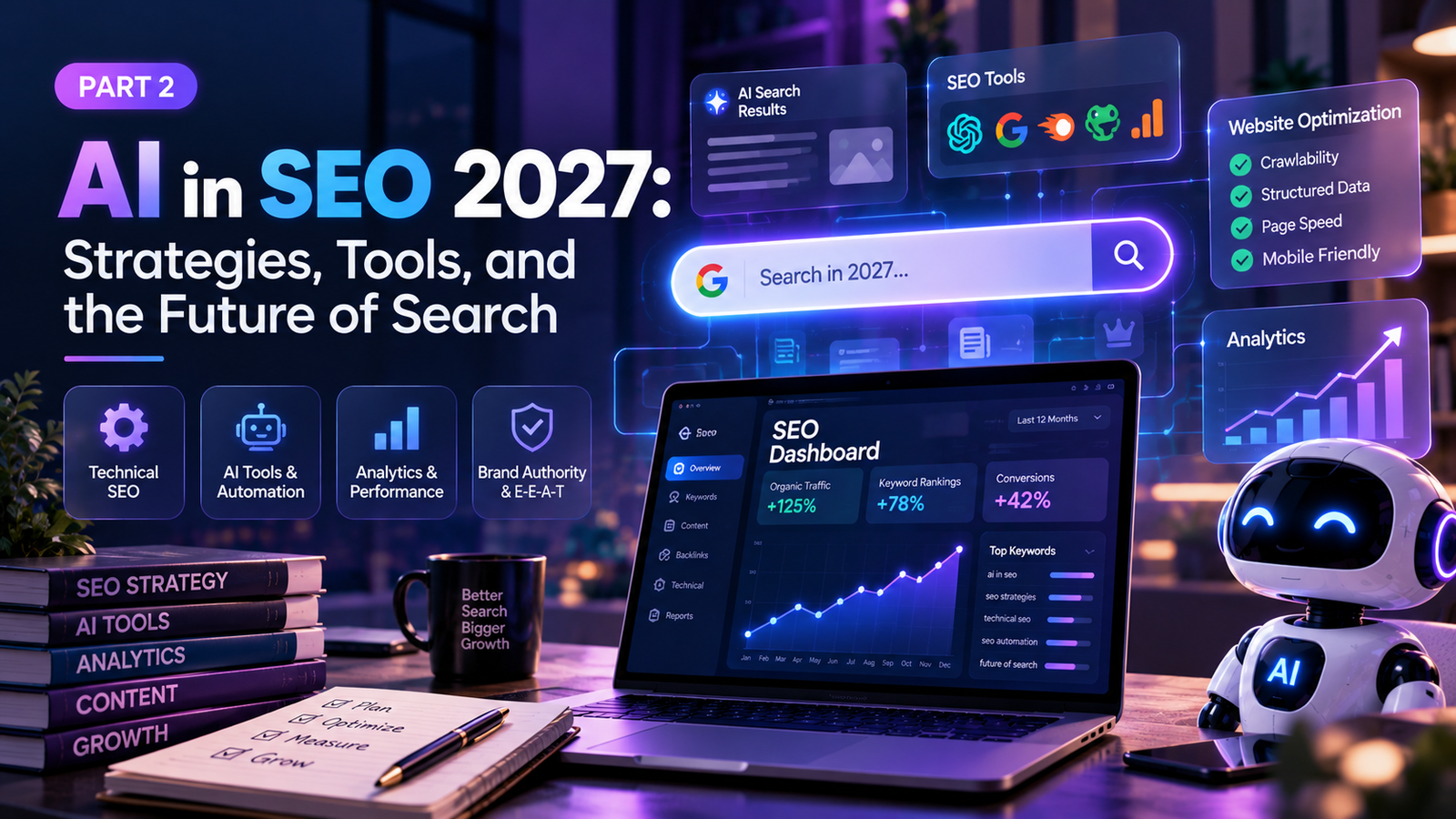 AI in SEO 2027: Strategies, Tools, and the Future of Search